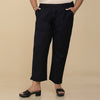 Navy-Blue Linen Pant #PlusForYou