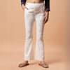Off-White Linen Lycra Trouser