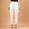White Pure Cotton Pant