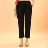 Black Linen Lace Pant