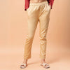 Chiku Cotton Satin Cigarette   Pant