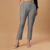 Gray Linen Slub Pant