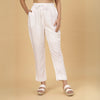 Off-White Rayon Pant #PlusForYou