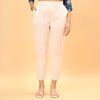 Cream Linen Lace Pant