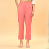 Peach-Linen Lace Pant