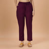 Wine Rayon Pant #PlusForYou