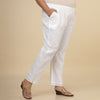 White Linen Lace Pant #PlusForYou