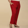Maroon Rayon Pant #PlusForYou